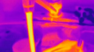 Тепловизор и вода - смотреть видео (0:27)