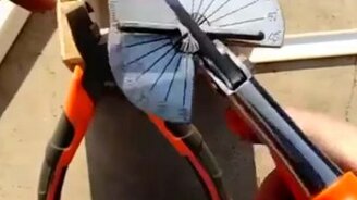 Если нужно точно отрезать - смотреть видео (0:13)