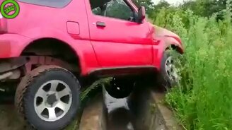 Мастерское преодоление канавы - смотреть видео (1:38)