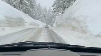 Как выглядят сугробы-гиганты - смотреть видео (1:15)