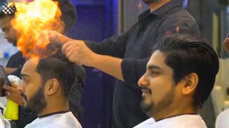 Грубое и смелое обращение с волосами - смотреть видео (3:10)