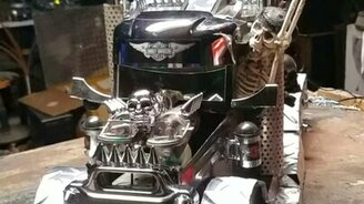 Самодельный тягач - смотреть видео (1:11)