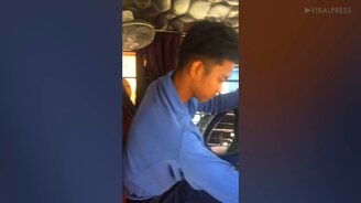 Когда ты умеешь имитировать звук стартера - смотреть видео (0:10)