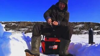 Выловил-таки щуку - смотреть видео (1:00)