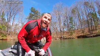 Хваткий рыбак - смотреть видео (1:00)