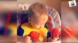 Прикольные казусы с малышами - смотреть видео (3:02)