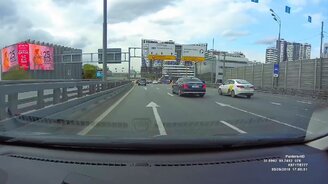 Потерял колесо в движении - смотреть видео (1:18)