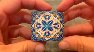 Невероятные красочные узоры - смотреть видео (2:07)