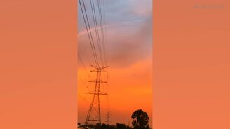 Радуга на закате - смотреть видео (0:11)