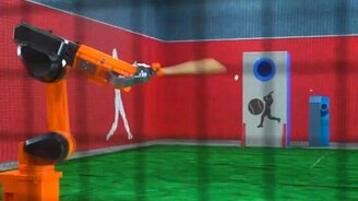 Робот-бейсболист - смотреть видео (0:10)