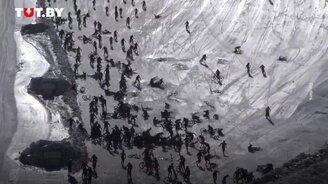 Зрелищный момент на горе Ада - смотреть видео (1:27)