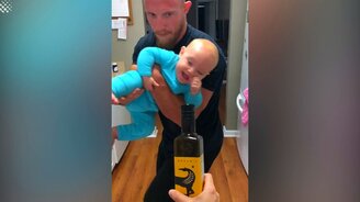 Сбиваем крышки с бутылок - смотреть видео (2:24)