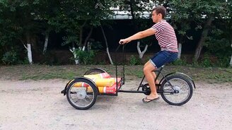 Грузовой велосипед - реально? - смотреть видео (1:32)