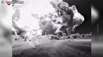 Первый в мире атомный взрыв - смотреть видео (3:55)