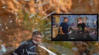 Скольжение жидкого огня по стеклу - смотреть видео (7:45)