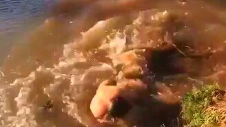 Эффектное падение на велике - смотреть видео (0:11)