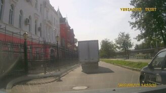 Провал на ГАЗели - смотреть видео (0:46)