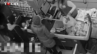 Фонтан денег в магазине - смотреть видео (0:20)