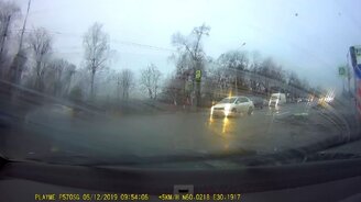 Стремительная авария - смотреть видео (0:40)