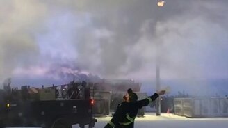 Кипяток при минусовой температуре - смотреть видео (0:50)