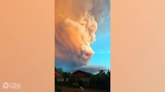 Таймлапс извержения вулкана - смотреть видео (0:31)