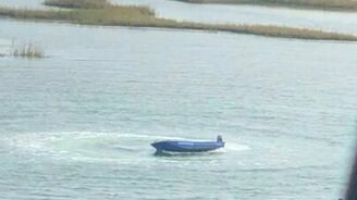 Собака завела лодку - смотреть видео (0:27)