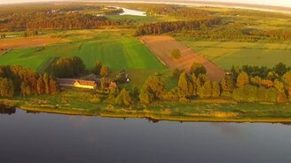 Природа Латвии свысока - смотреть видео (3:00)