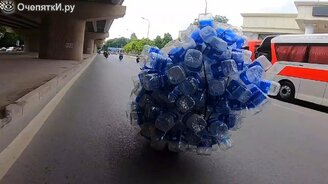 Супернагруженные мотоцикл и мопеды - смотреть видео (7:12)