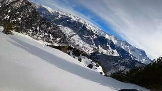 Встреча с лавиной - смотреть видео (0:41)