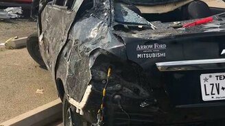 Что натворил торнадо с машинами - смотреть видео (0:35)