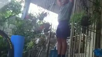 Собака пометила камеру - смотреть видео (0:08)