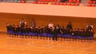 Китайская физра - смотреть видео (1:03)