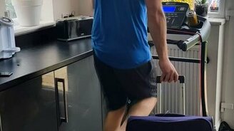 Пробежка перед отпуском - смотреть видео (0:25)