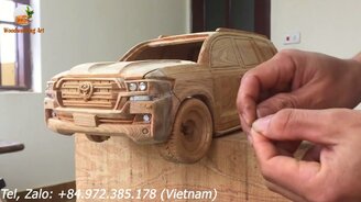 Деревянная "Тойота" - смотреть видео (7:44)