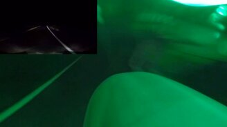 Чуть не сбил оленя - смотреть видео (0:54)