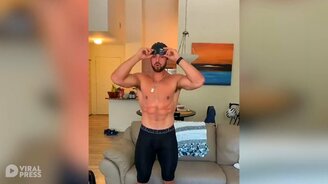 Почувствуй себя пловцом дома - смотреть видео (0:38)