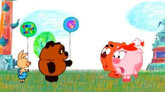 Вини-Пух против Смешариков - смотреть видео (0:37)