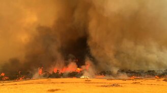 Лесные пожары и смерч - смотреть видео (6:01)