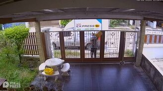 Самый прилежный курьер - смотреть видео (0:40)