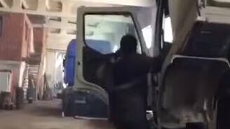 Кошка помогает чинить машину - смотреть видео (0:49)