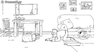 Первые шаги кота Саймона - смотреть видео (2:50)