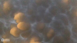 Облака, похожие на хлопок - смотреть видео (0:38)