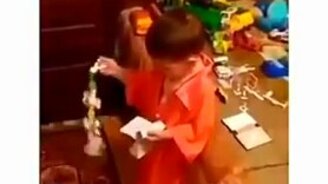 После летнего отпуска у бабушки - смотреть видео (1:00)