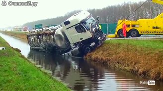 Аварийные моменты с грузовиками - смотреть видео (11:34)