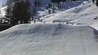 По снегу лицом вниз - смотреть видео (0:22)