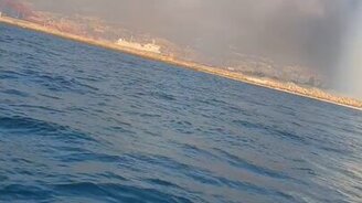 Взрывная волна на воде - смотреть видео (0:26)