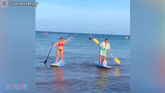 Смешные падения в воду - смотреть видео (8:11)