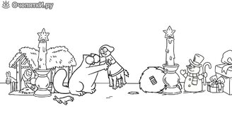 Маленький ангел и кот Саймона - смотреть видео (1:49)