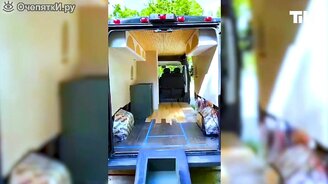 Таймлапс обустройства автодома - смотреть видео (0:50)