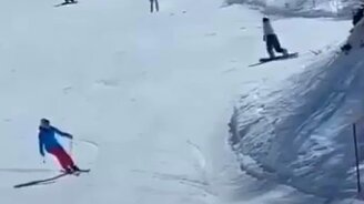 Как ускориться на лыжах - смотреть видео (0:24)